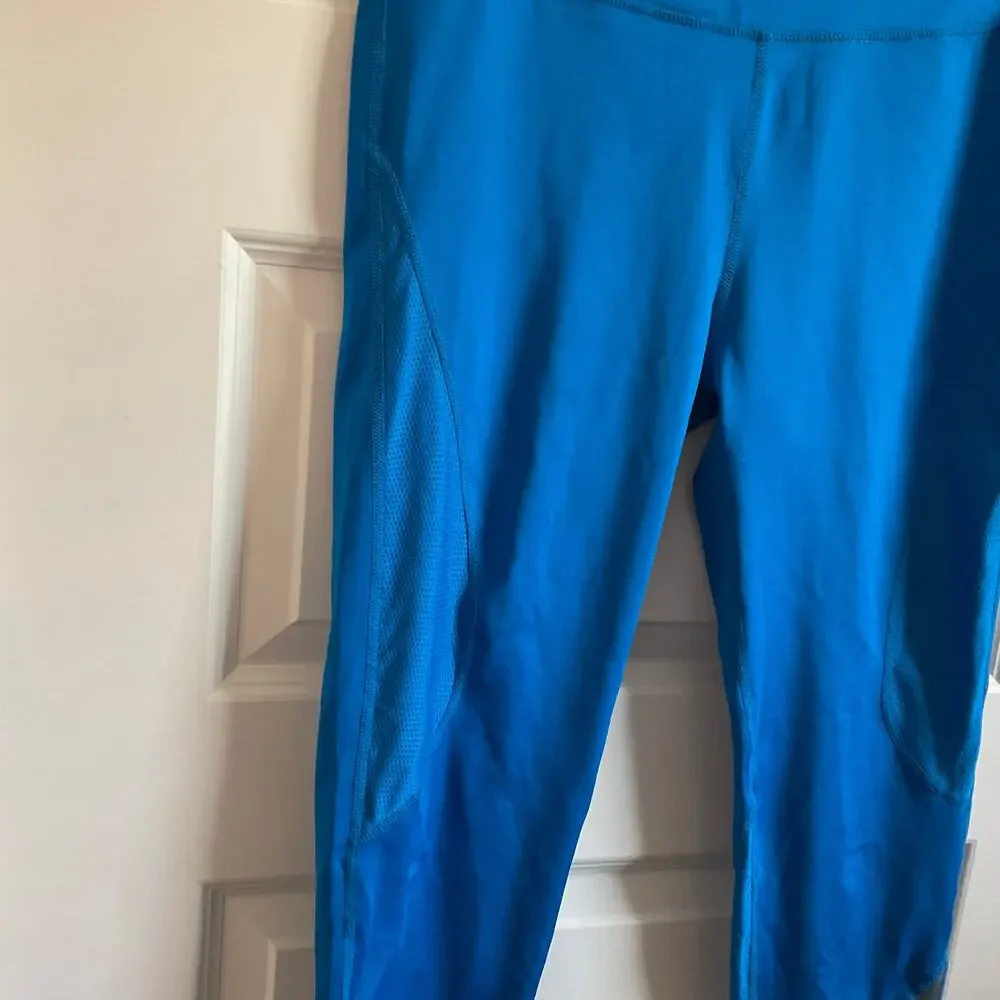Orange Theory Women’s Blue Full Length Leggings - Size‎ Large